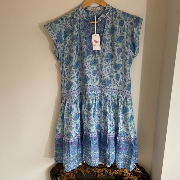 Dresses & Skirts - Bella Tu Sundress with tags. Size medium with embellished collar.